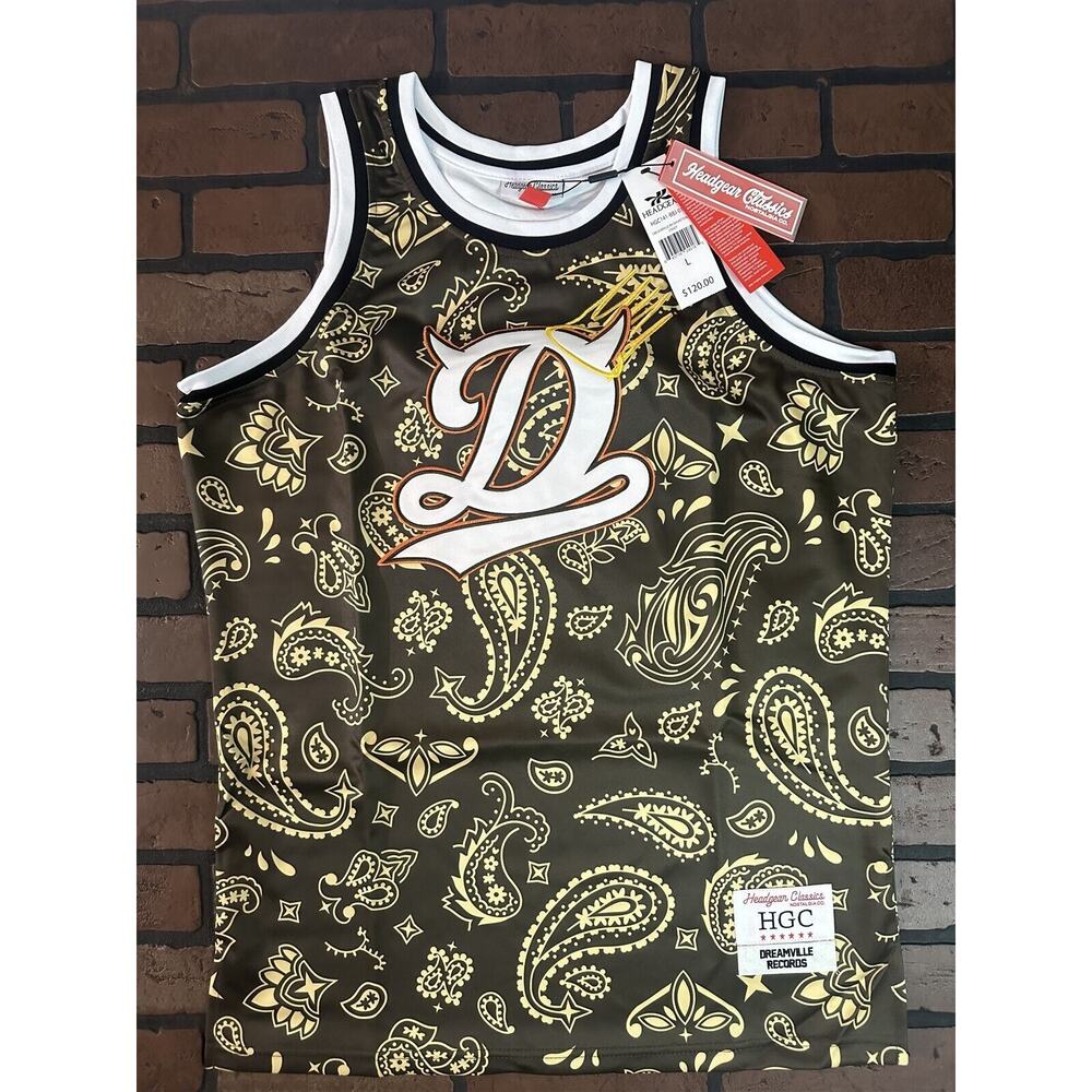 J. Cole Dreamville Born Sinner Brown Basketball‎ Jersey~Never Worn~L XL